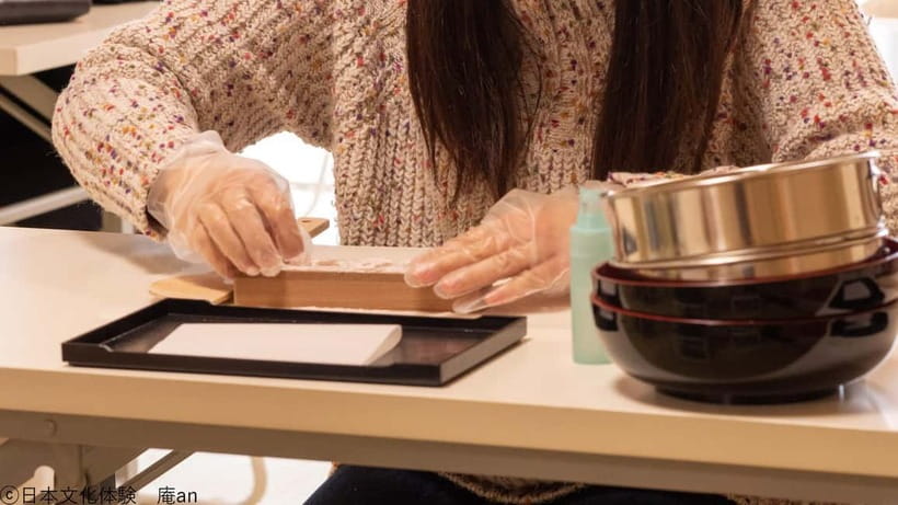 2 Types of Japanese Sweets making and Tea Ceremony - English support and how to get the most out of Maiko-style teaching