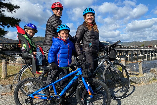 Arashiyama Bamboo Forest Family Bike Tour ( Infants & Kids ) - The bikes and safety setup that make this family-friendly