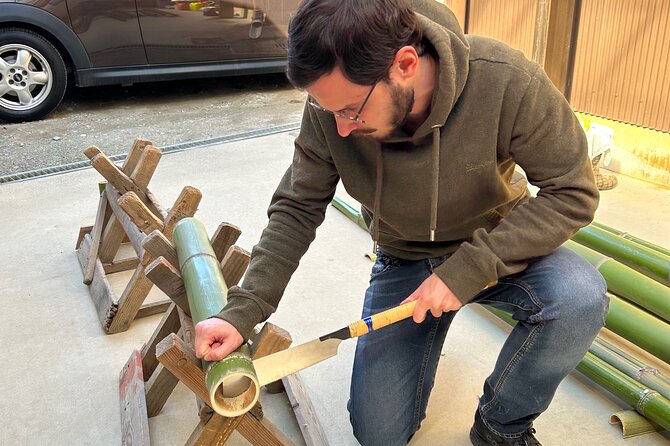 Bamboo LED Lantern Making Experience in Kyoto Arashiyama - Tools and machines: what you’ll do with your hands