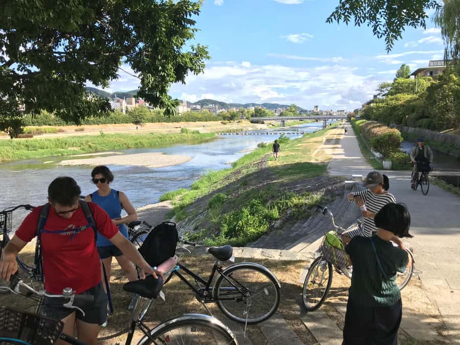 Cycle Kyoto's Hidden Gems & Gion Stroll - Imperial Palace scale, Zen temple calm, and then neighborhoods in between