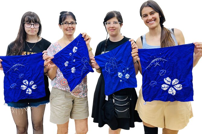 Fukusa Shibori Class - How the lesson flows: from setup to a take-home silk wrap