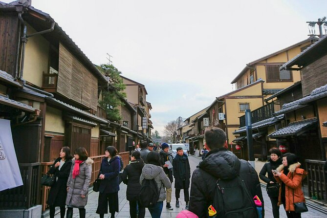 Full Day Guided Tour to Kyoto and Nara from Osaka by Van - Gion on a schedule: charm, free time, and lunch that you control