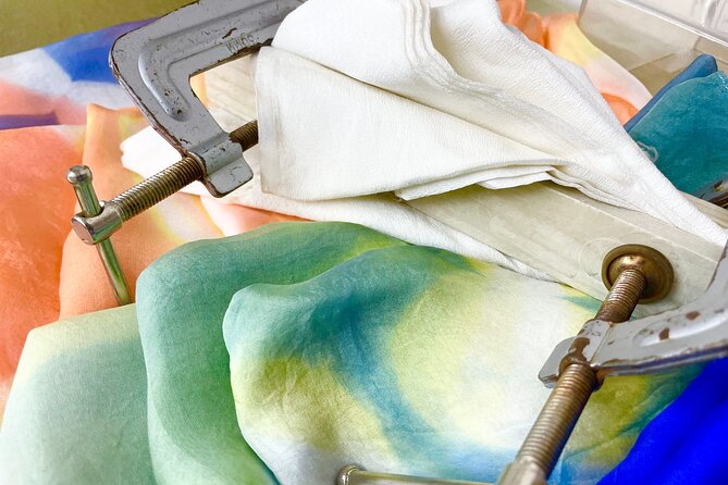 Itajime Shibori Scarf Class - The workshop itself: guidance, patience, and a fun finish