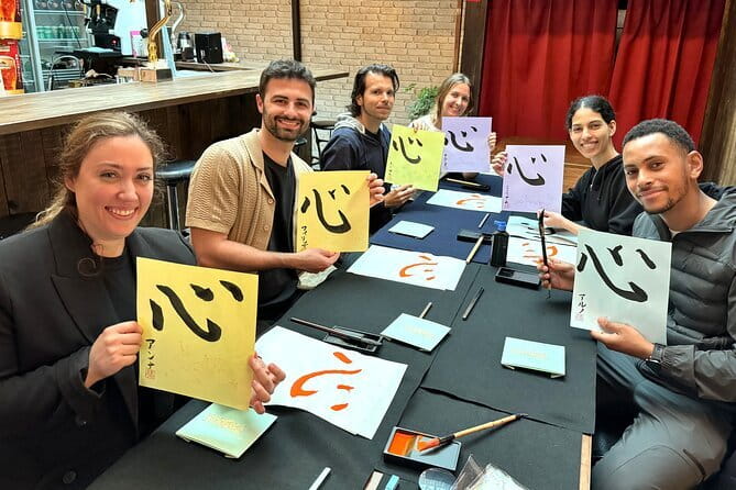 Japanese Calligraphy - Shodo - Lesson (near Kyoto Station) - Basic Characters to Name Writing: What You Should Expect to Do
