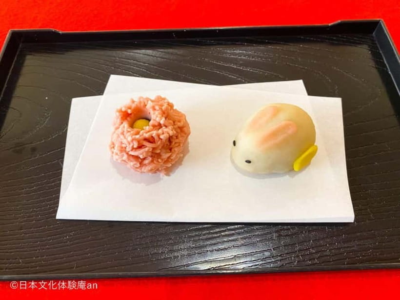 Japanese Traditional Sweets ''Nerikiri'' making - Kyoto Nerikiri Workshop Near Gojo Station