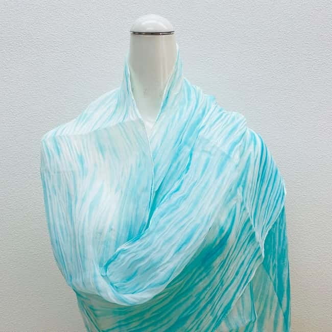 Kyo-arashi Shibori Scarf Class at Kyoto Shibori Museum - Kyoto Shibori Museum, the Nijo Castle area advantage