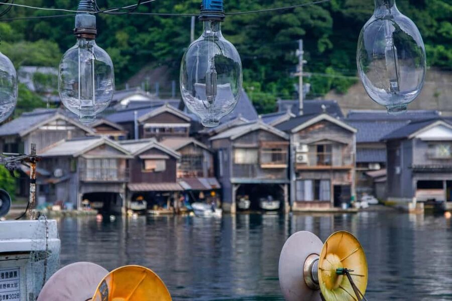 Kyoto Amanohashidate,Ine Bay Trip with Optional boat/Ropeway - Amanohashidate Viewland and the ropeway: the dragon sandbar from above