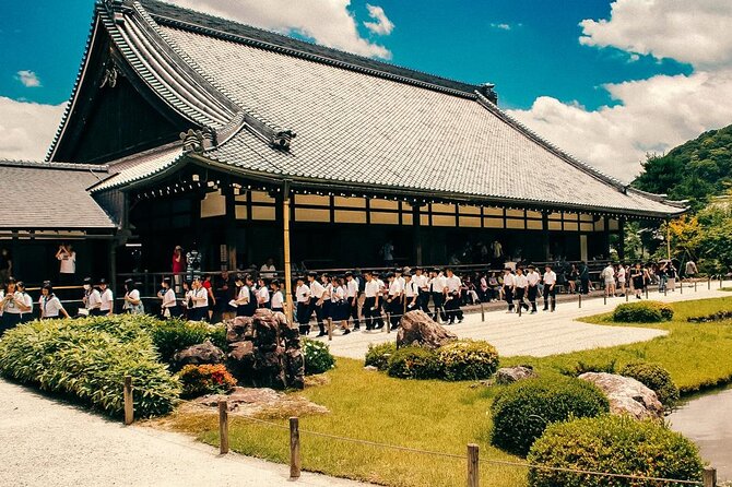 Kyoto: Arashiyama Bamboo Forest, Monkeys, Matcha & Temple Tour - Togetsukyo Bridge Photos, Then River Views for 10 Minutes