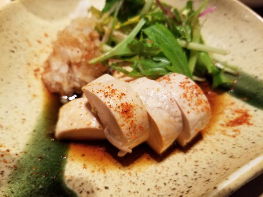 Kyoto: Foodie Night Tour in Gion with 9 dishes + 6 Sake - Pontocho Alley dinner stop 2: expect variety, not just more food