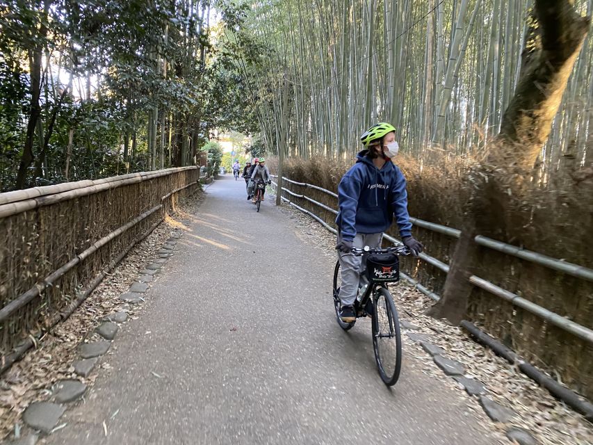 Kyoto: Full-Day City Highlights Bike Tour with Light Lunch - Arashiyama Bamboo Forest, where the pace turns quiet