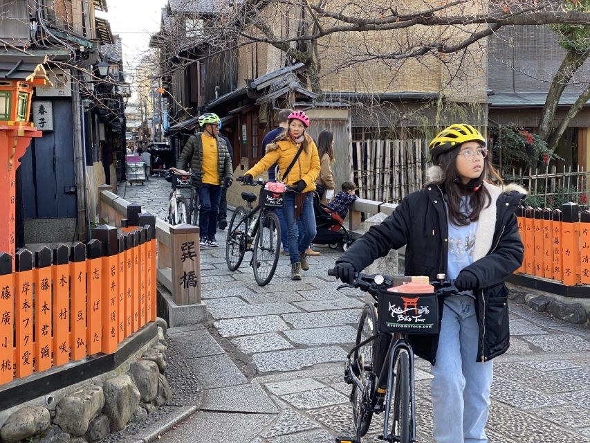 Kyoto: Full-Day City Highlights Bike Tour with Light Lunch - Gion and Hanamikoji: historic streets, modern life