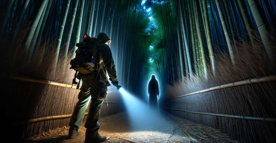 Kyoto: Ghost Tour - Legends, Dark Tales, Bamboo Forest Night - The Main Event: Solo Bamboo Walk Through the Dark