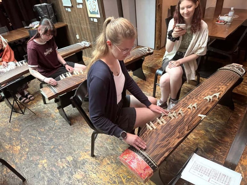 Kyoto: Japanese Koto Musical Instrument Class - The 90-Minute Flow: Listen, Then Play Sakura Sakura