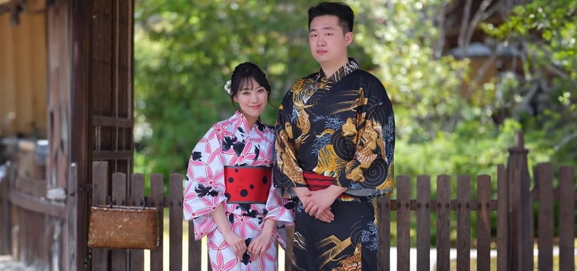 Kyoto Kimono Rental mimosa ｜Kimono/Yukata Rental Couple Plan - Filling your day: how the 8:00 to 19:00 window works