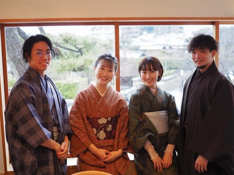 Kyoto Kimono Rental mimosa ｜Kimono/Yukata Rental Couple Plan - Getting dressed without stress: staff help you actually need