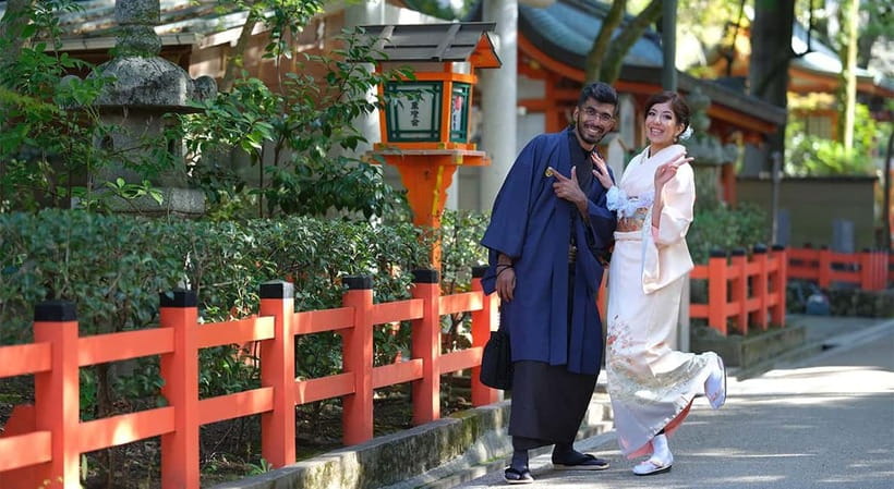 Kyoto Kimono Rental mimosa ｜Kimono/Yukata Rental Couple Plan - Photographer add-on for couple photos
