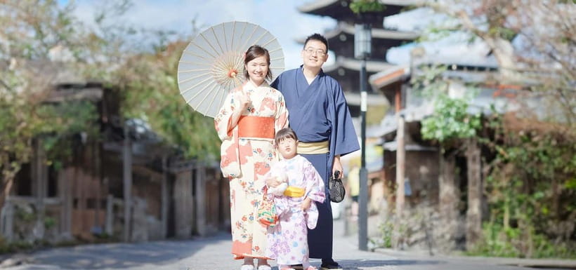 Kyoto Kimono Rental mimosa｜Kimono/Yukata Rental Family Plan - A Family Plan That Starts in Higashiyama, Near Kodaiji and Kiyomizu