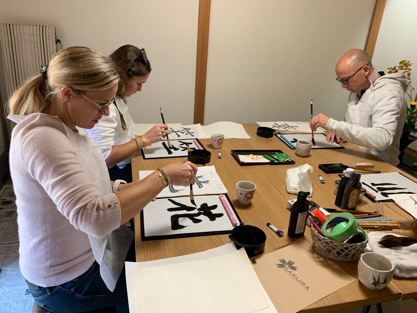 Kyoto: Local Home Visit and Japanese Calligraphy Class - Picking your kanji: meaning plus technique