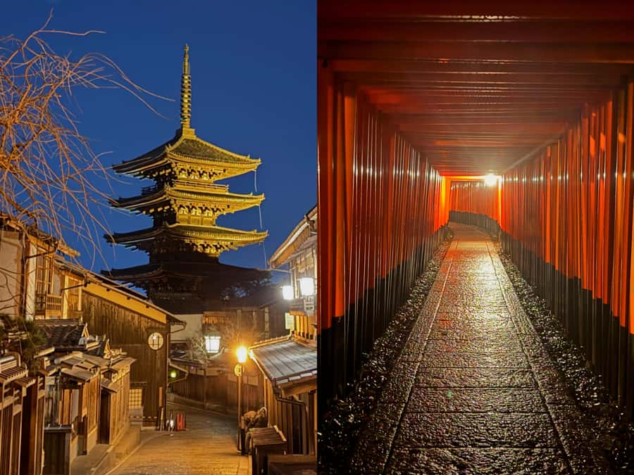 Kyoto Magic Night Walk: Gion & Fushimi Inari(Private Option) - Fushimi Inari after dark: torii gates, quiet pacing, and guide-led perspective