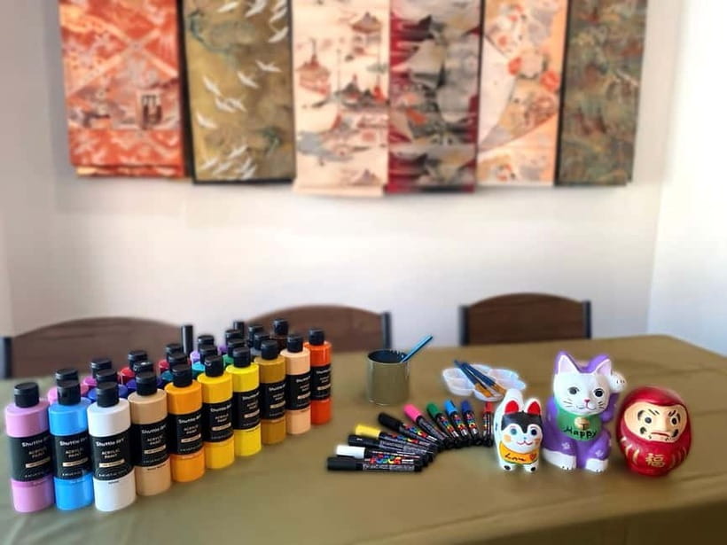 Kyoto: Make Your Own "Daruma" Craft & Painting Workshop - What You’ll Create: Daruma, Lucky Cat, Dog, and Kitsune