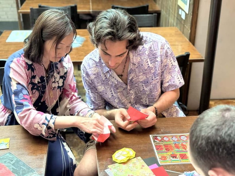 Kyoto: Mindfulness Origami Workshop, Limited 6/8–6/10 - Choosing Your Paper: Colored Sheets or Traditional Japanese Designs