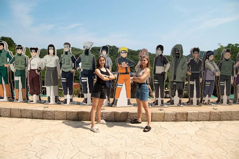 Kyoto: Naruto & Boruto at Nijigen no Mori Entry & Transfer - The Heavenly Scroll Mission (Ten no Maki): maze training with a physical catch