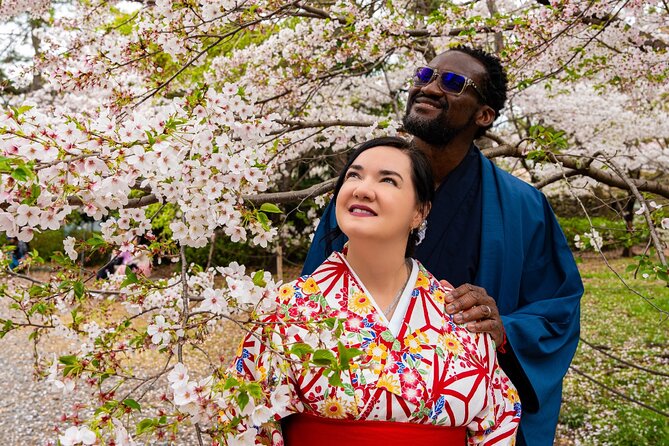 Kyoto Private Kimono Photoshoot for Couple and Solo - Photography route: Maruyama Park, Yasaka Koshin-Do, Yasaka Shrine, old streets, Keage Incline