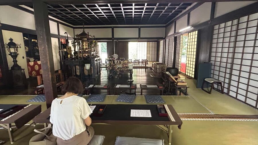 Kyoto: Shakyo & Matcha in Historic Temple Garden - The matcha and wagashi break: flavors plus garden views