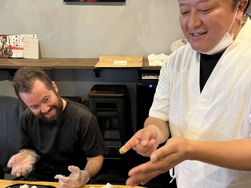 Kyoto: Sushi Making Class with Sushi Chef - Toy practice first, then real nigiri sushi