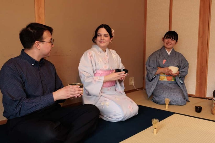 Kyoto: Tea Ceremony Experience - Comfort and photos: chairs available, upstairs seating, and video rules