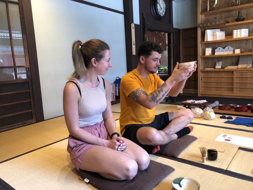 Kyoto: Tea Ceremony Meditation - Make Matcha with Tea Master - What you drink and snack on: matcha plus a traditional sweet