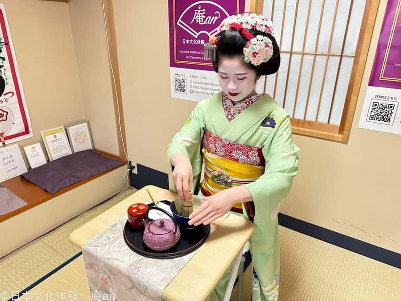 Kyoto: Tea Ceremony with Maiko - Tea ceremony setup: respectful, but relaxed