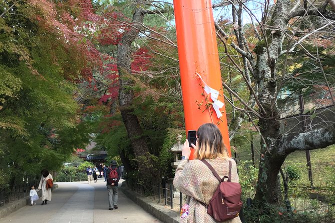 Kyoto tea town for matcha lovers - Uji Shrine stop: free entry and tea-town atmosphere
