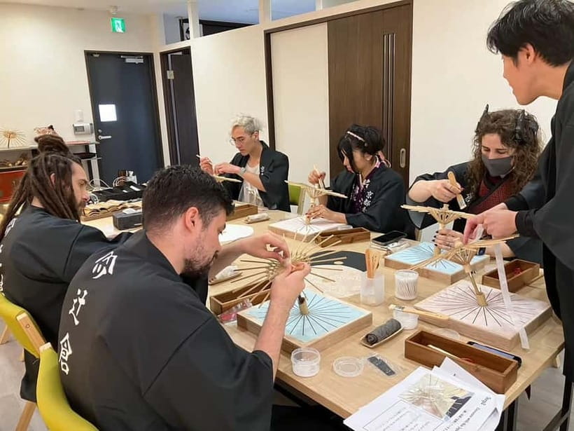 Kyoto: Traditional Mini Umbrella Making Workshop - A 90-minute craft session near Shijo Kawaramachi
