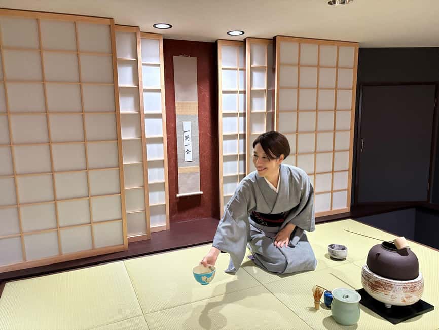 Kyoto: Traditional Tea Ceremony with Matcha & Sweets in Gion - Making your own bowl of matcha, with guidance that focuses on the key steps
