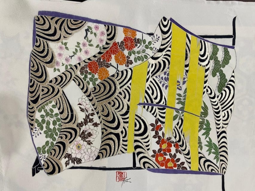 Kyoto: Traditional Yuzen Dyeing Experience - From consultation to dyeing: the color palette moment