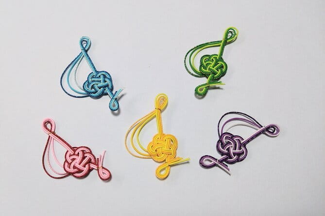 Let's make Japanese accessories with Mizuhiki - What You Actually Get to Take Home