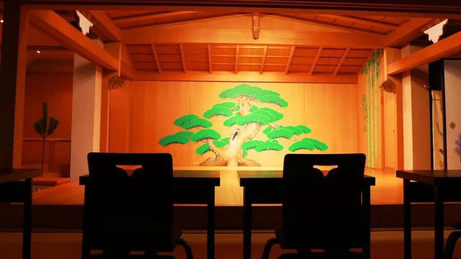 Maiko Dance and Tea Ceremony on a Noh Stage in Kyoto - Inside Kurochiku Tensho-kan: shoes off, socks on