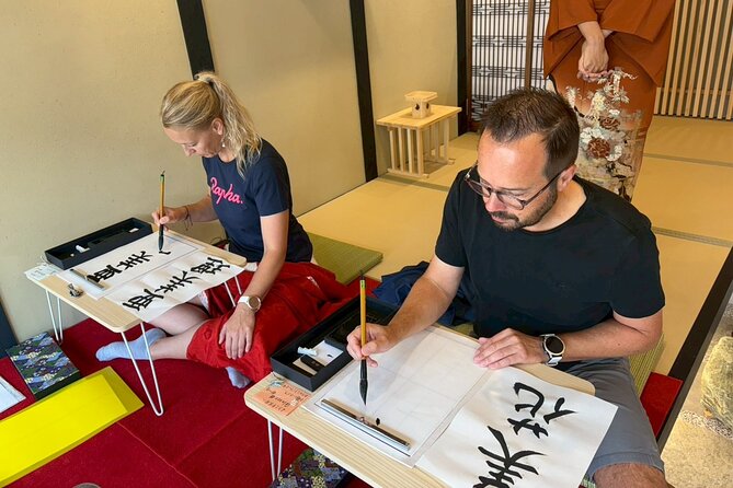 【OKADA】Kyoto Japanese calligraphy experience (shodo) - Kimono expectations, and where this fits in your Kyoto plans