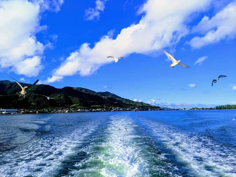 Osaka/Kyoto: Amanohashidate & Miyama Tour with Boat & Lunch - From Ichinomiya Amanohashidate to the water, the day turns fun