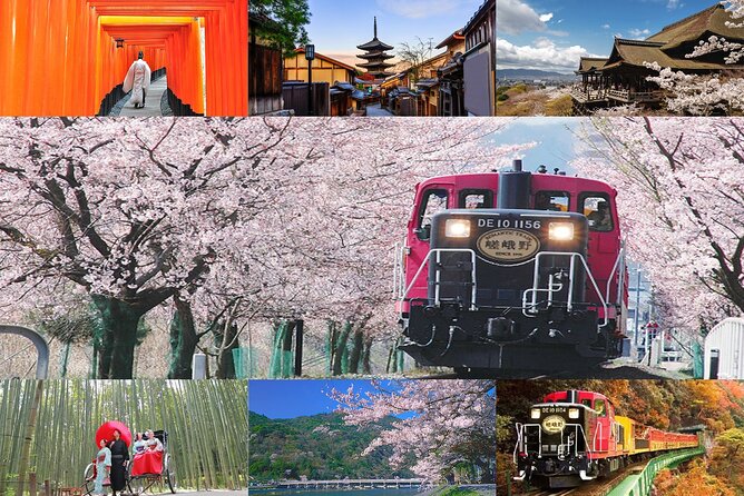 Sagano Romantic Train & Arashiyama, Kiyomizudera, Fushimi Inari Taisha Day Tour - Arashiyama and the Bamboo Forest, Plus Katsura River Views