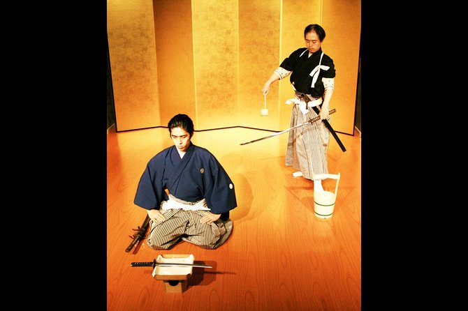 Samurai Performance and Casual Experience: Kyoto Ticket - The Samurai Culture Talk: Courage, Focus, Fan Ritual, and Seppuku Context