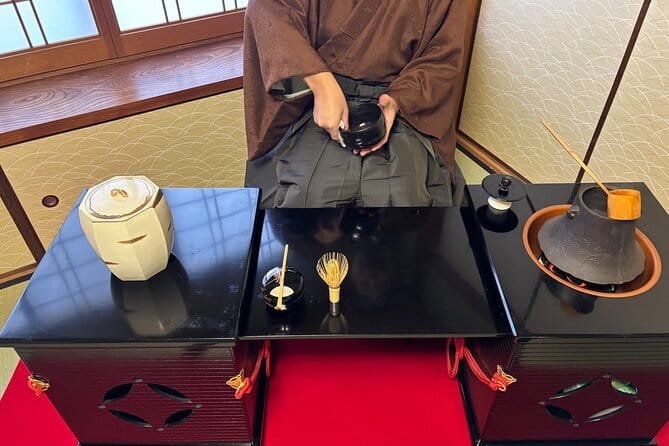 Tea Ceremony in 150 Years Old Townhouse with Tables and Chairs - Stepping into Ninenzaka and Sannenzaka, the calm part of Kyoto