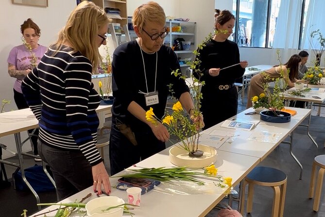 Traditional Japanese Flower Styling Workshop - Ikebana in Kyoto - Where You Learn Ikebana at Sogetsu WEST in Kyoto