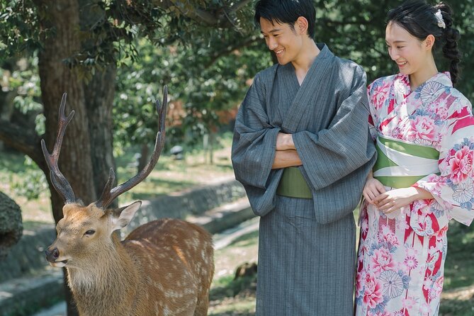 Traditional Kimono Experience in Historic Nara(with Hair Styling) - Choosing your kimono or yukata, with real help